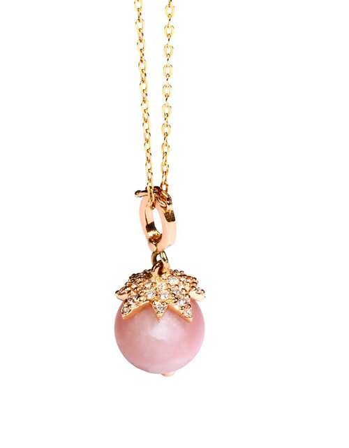 Load image into Gallery viewer, Berry Rose Quartz Necklace
