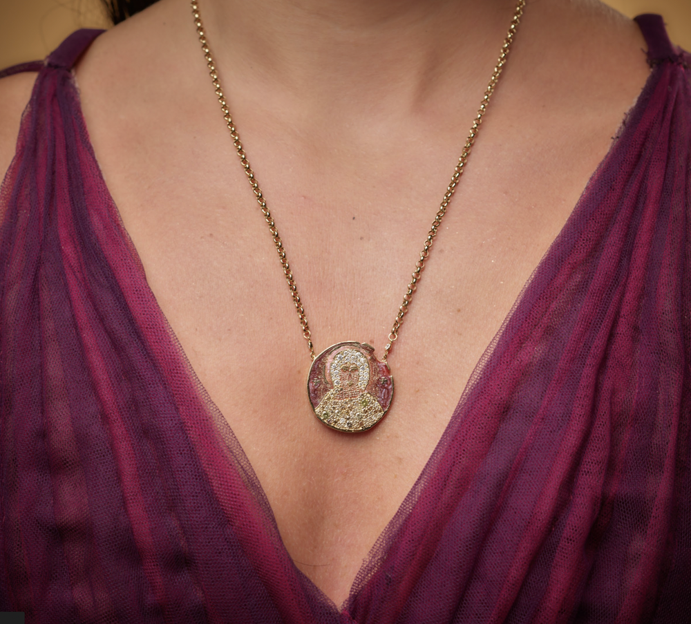 Virgin Mary Necklace