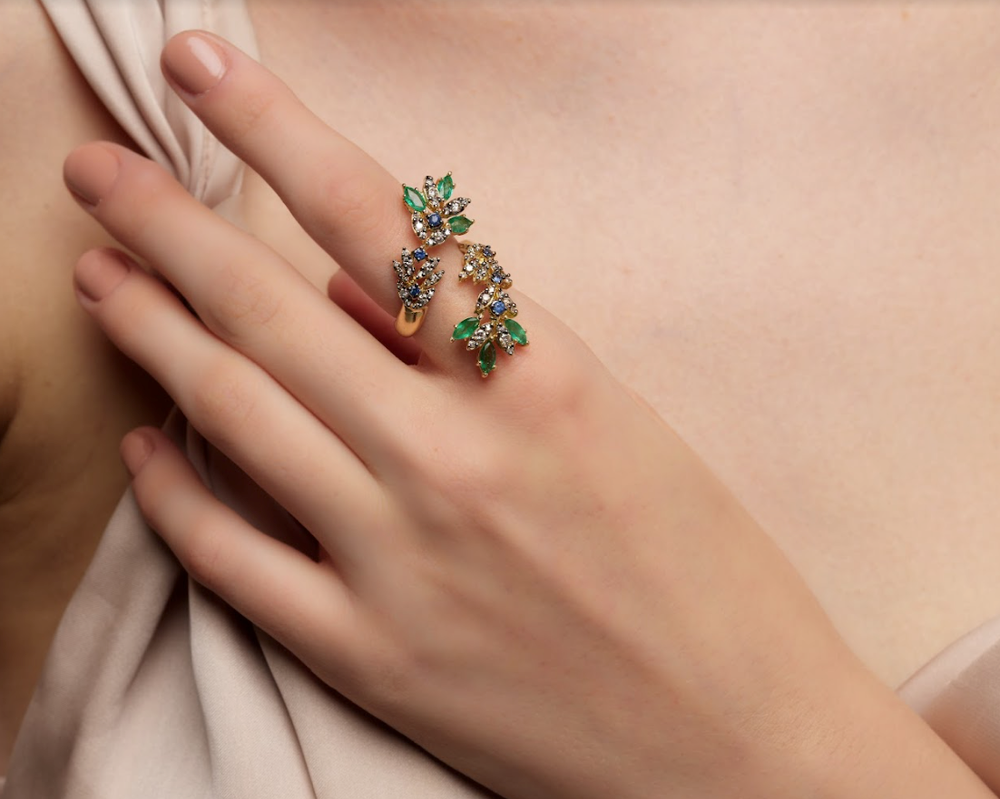 La Gioia Leaf Ring