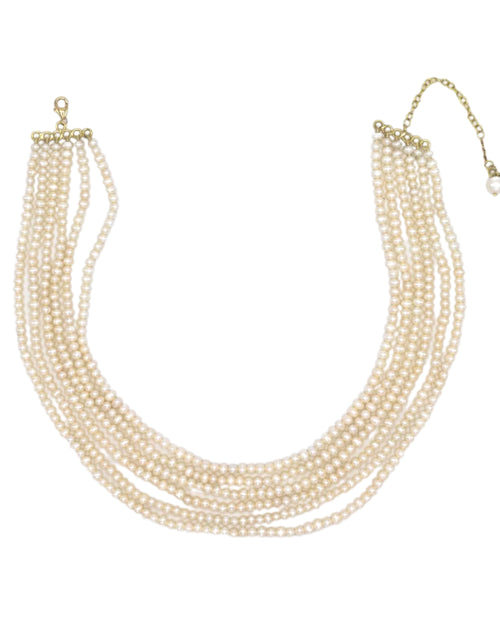 تحميل الصورة إلى عارض المعرض، Layered Pearls Necklace
