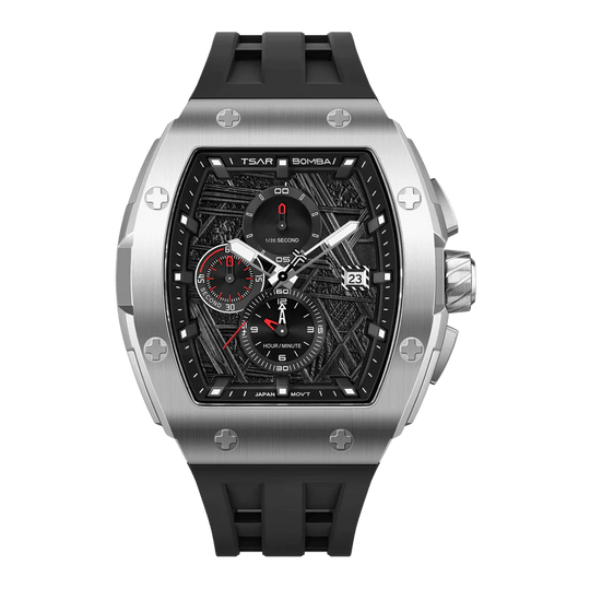 ساعة Elemental Series-Quarter TB8211Q باللون الأزرق الفضي