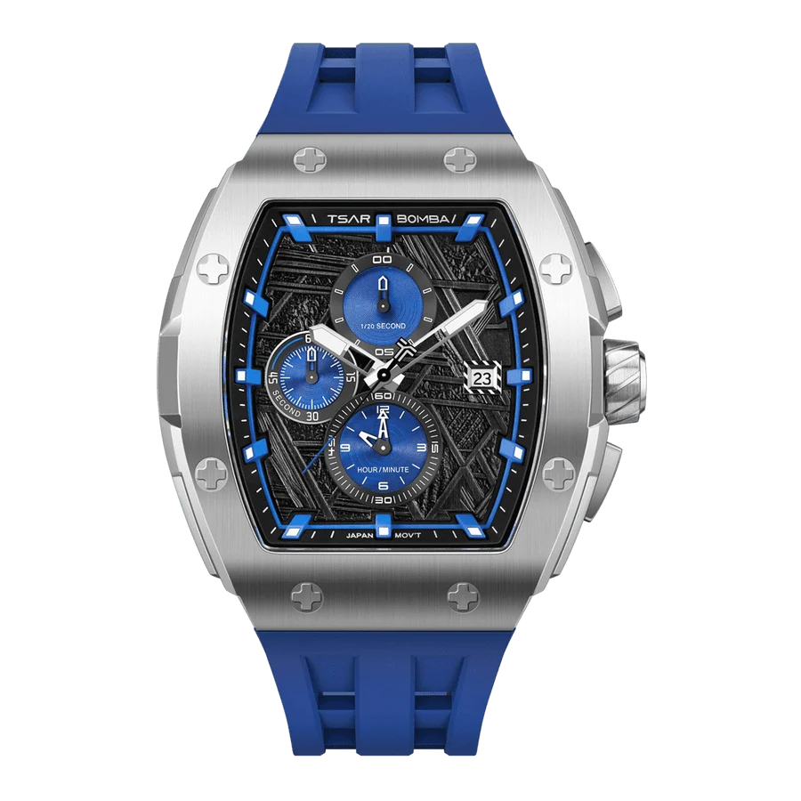 ساعة Elemental Series-Quarter TB8211Q باللون الأزرق الفضي