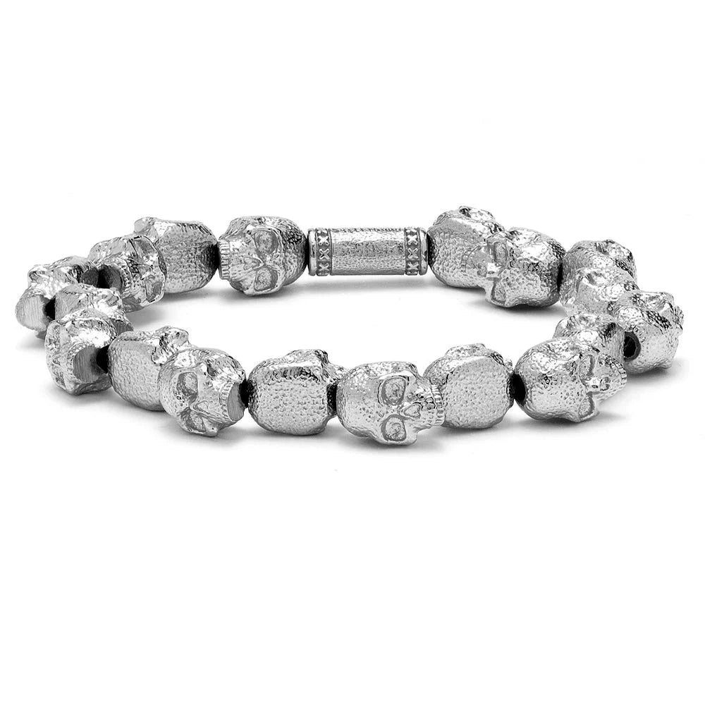 Skulls for Her | Empire - Silver All Skulls Bracelet
