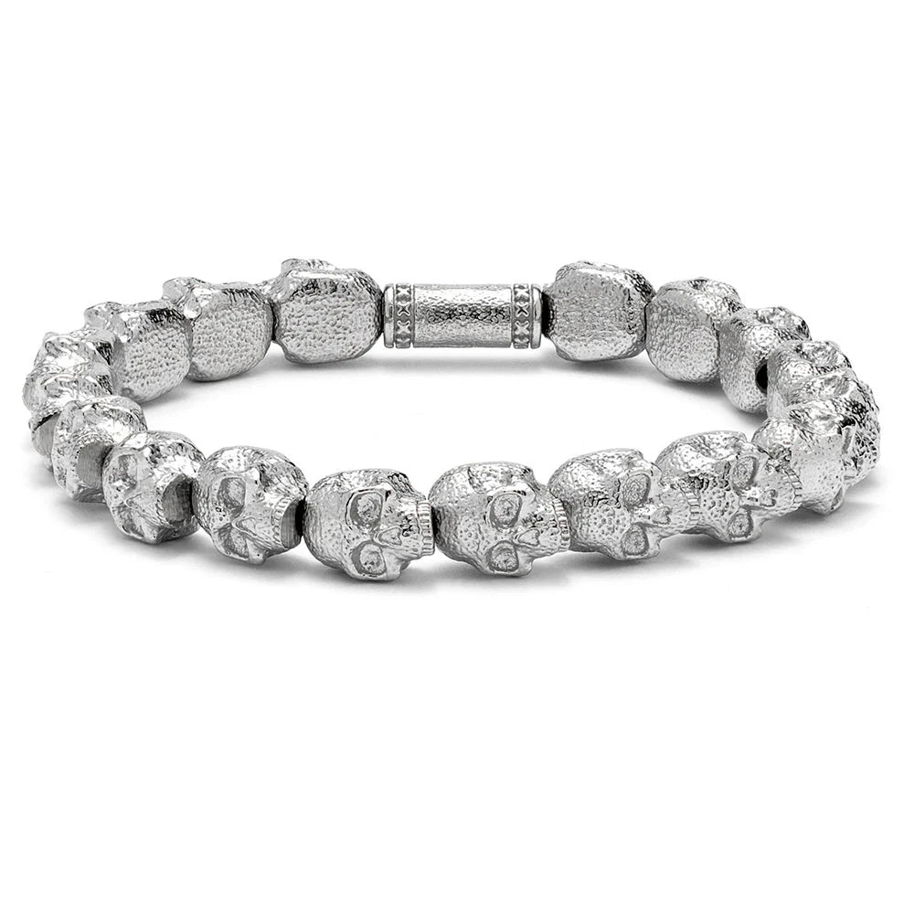 Skulls for Her | Empire - Silver All Skulls Bracelet