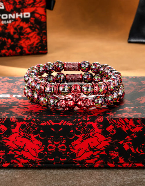 Load image into Gallery viewer, Dragon Red Skulls

