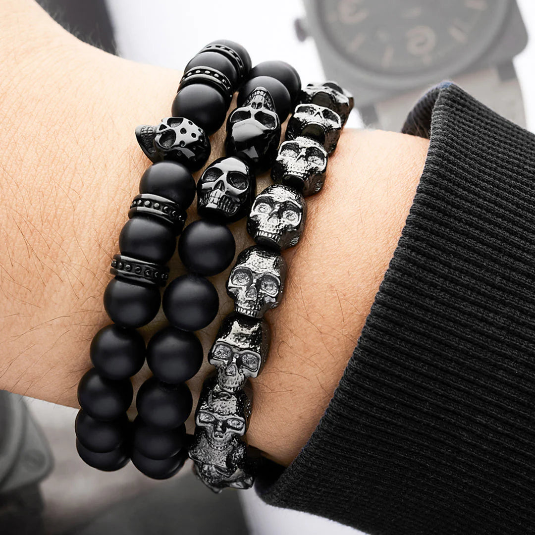 Skulls for Her | Stealth - All Skulls Bracelet