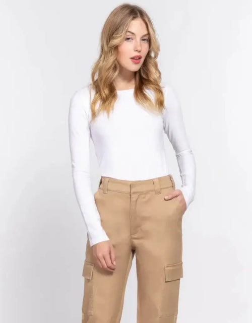 تحميل الصورة إلى عارض المعرض، Evorin Women's Comfortable Straight Leg Light Brown Pants
