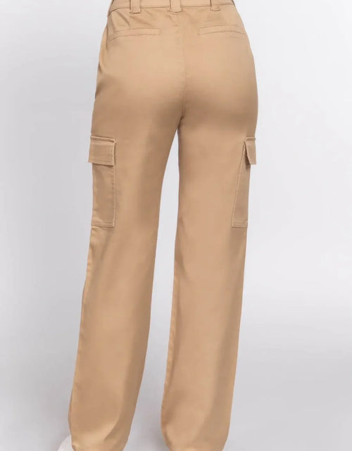 تحميل الصورة إلى عارض المعرض، Evorin Women's Comfortable Straight Leg Light Brown Pants
