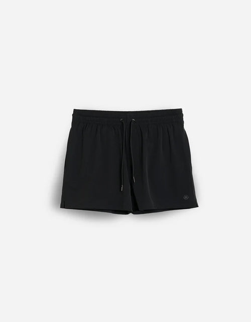 Load image into Gallery viewer, Swim Shorts Nylon - Black Embroidery
