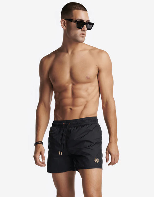Load image into Gallery viewer, Swim Shorts - Gold Embroidery

