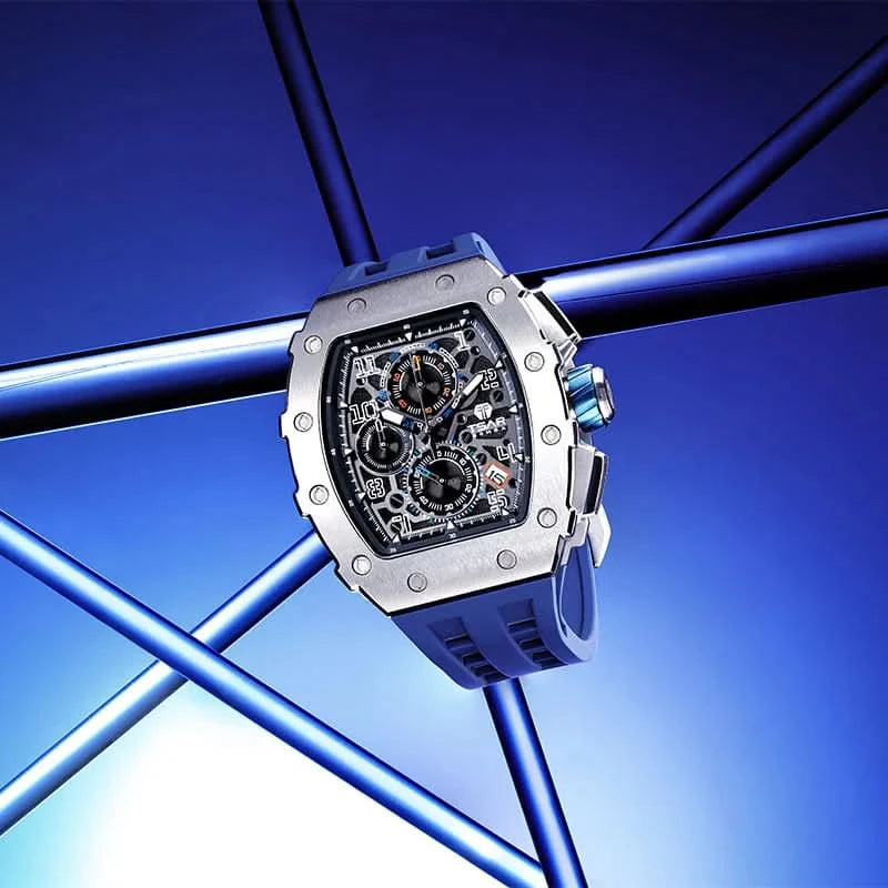 Elemental Series-Calendar Version TB8204Q Silver Blue