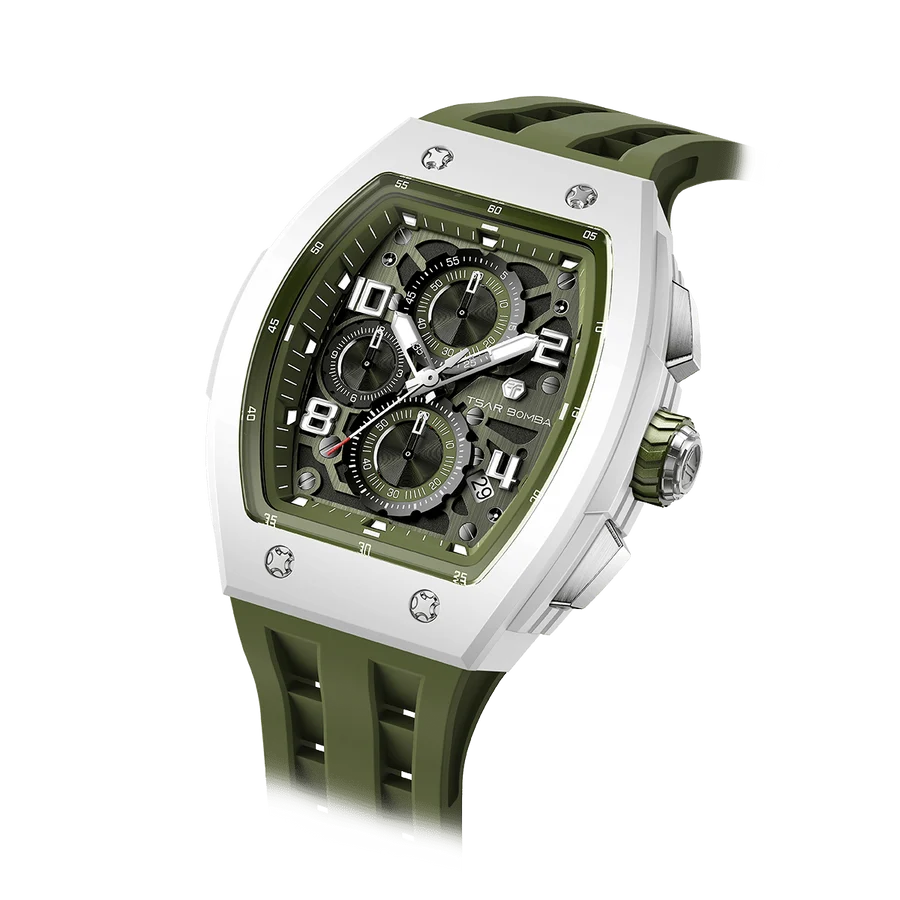 ساعة Elemental Series-Quarter TB8211Q باللون الأزرق الفضي