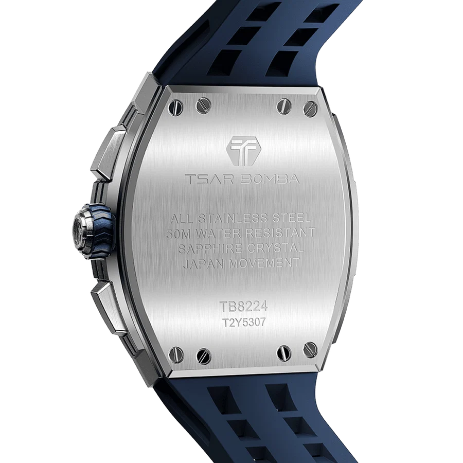 ساعة Elemental Series-Quarter TB8211Q باللون الأزرق الفضي