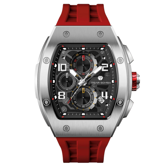 ساعة Elemental Series-Quarter TB8211Q باللون الأزرق الفضي
