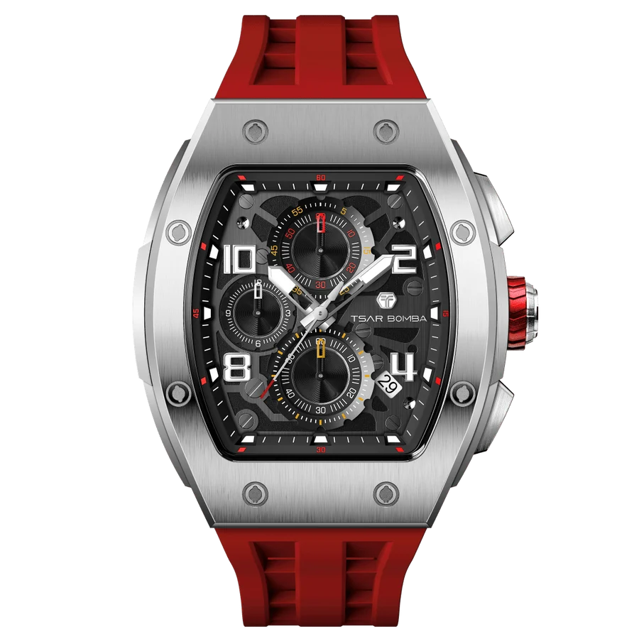 ساعة Elemental Series-Quarter TB8211Q باللون الأزرق الفضي