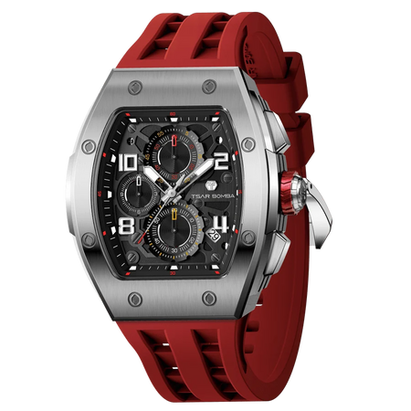 ساعة Elemental Series-Quarter TB8211Q باللون الأزرق الفضي