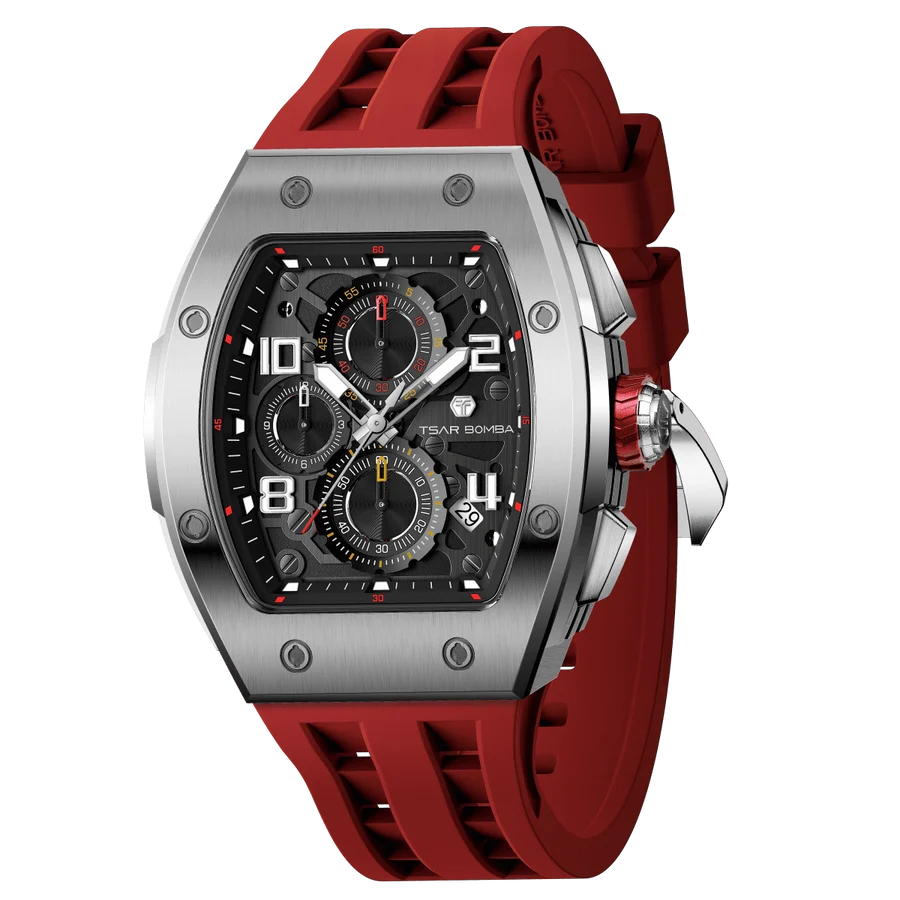 ساعة Elemental Series-Quarter TB8211Q باللون الأزرق الفضي