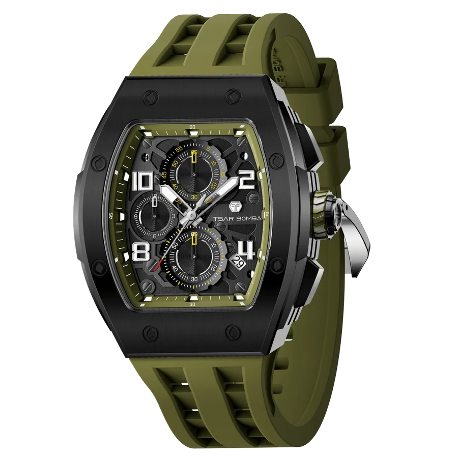 ساعة Elemental Series-Quarter TB8211Q باللون الأزرق الفضي