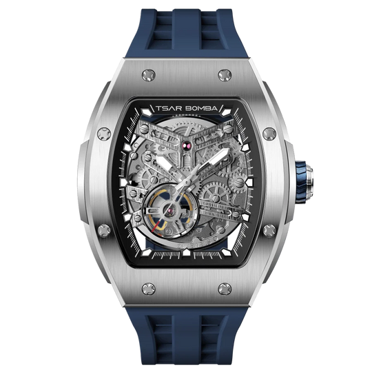 ساعة Elemental Series-Quarter TB8211Q باللون الأزرق الفضي