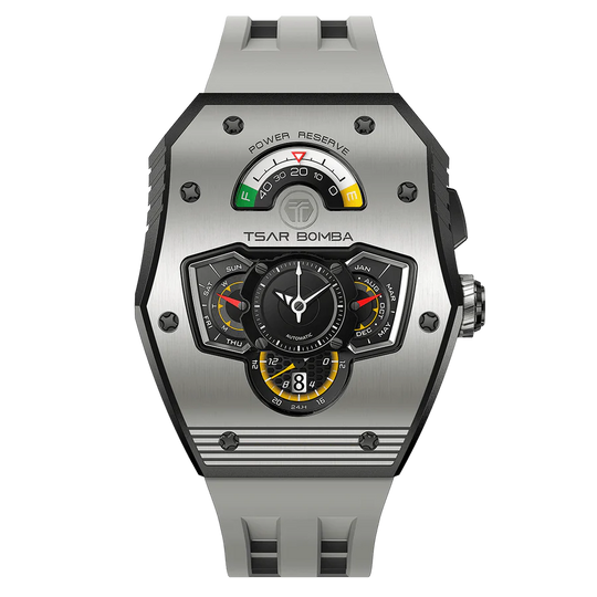 ساعة Elemental Series-Quarter TB8211Q باللون الأزرق الفضي