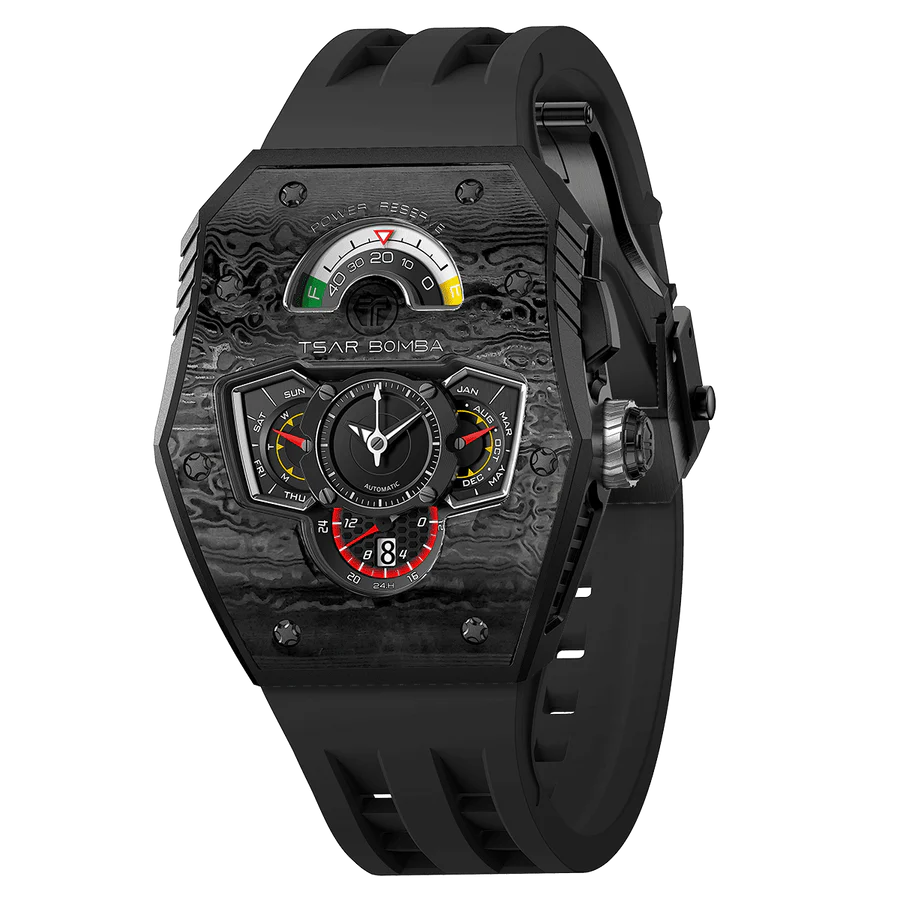 ساعة Elemental Series-Quarter TB8211Q باللون الأزرق الفضي