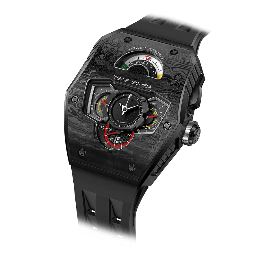 ساعة Elemental Series-Quarter TB8211Q باللون الأزرق الفضي