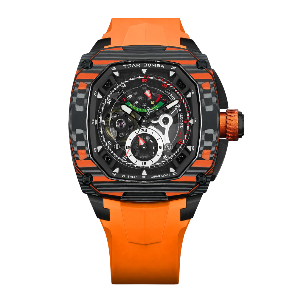 Dark Matter-Interchangeable Automatic Watch TB8602 Orange Set