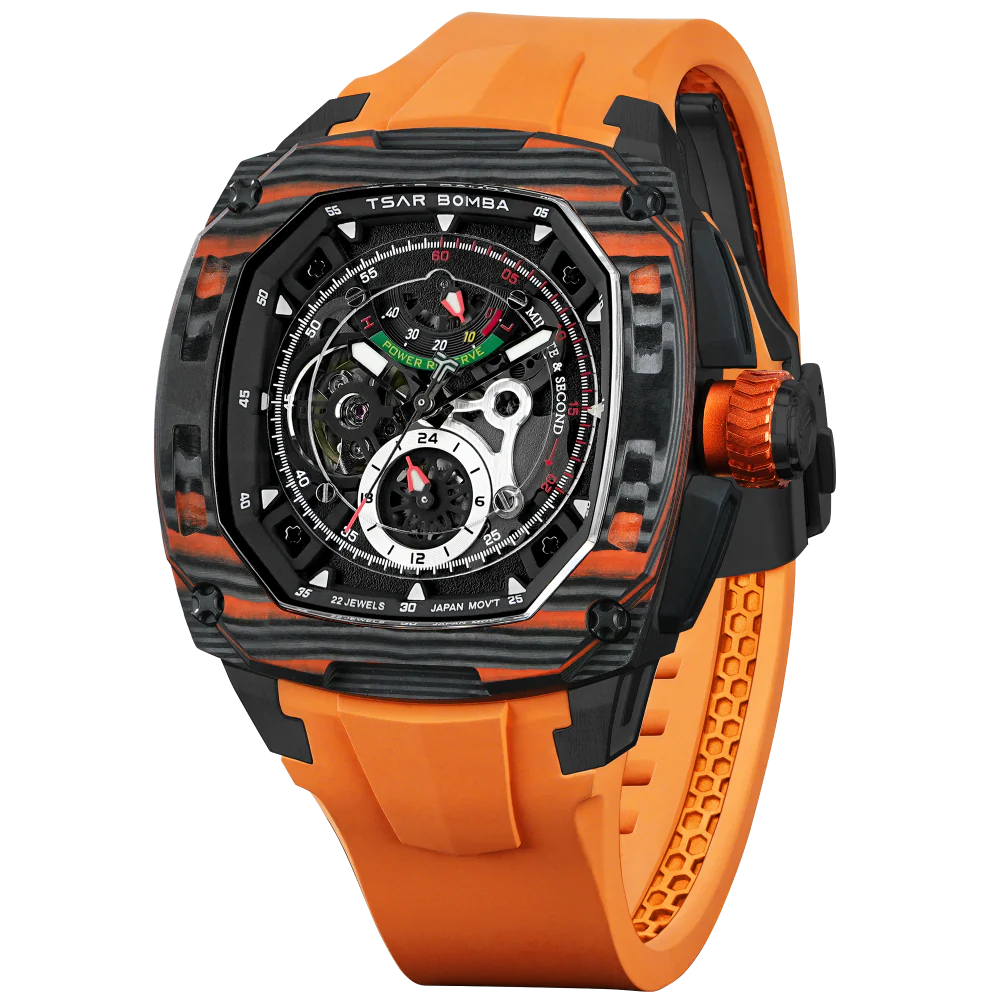 Dark Matter-Interchangeable Automatic Watch TB8602 Orange Set