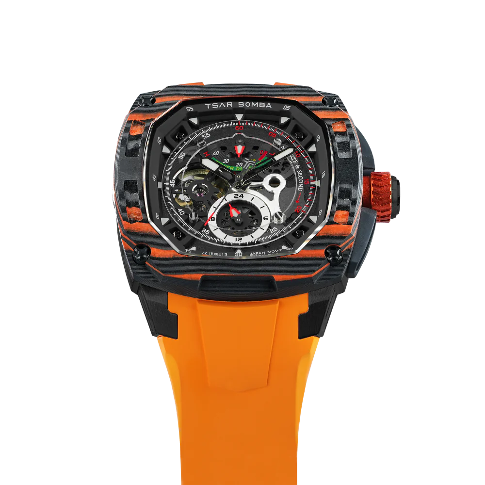 Dark Matter-Interchangeable Automatic Watch TB8602 Orange Set