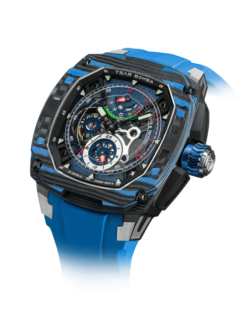 تحميل الصورة إلى عارض المعرض، Dark Matter-Interchangeable Automatic Watch TB8602 Blue Set
