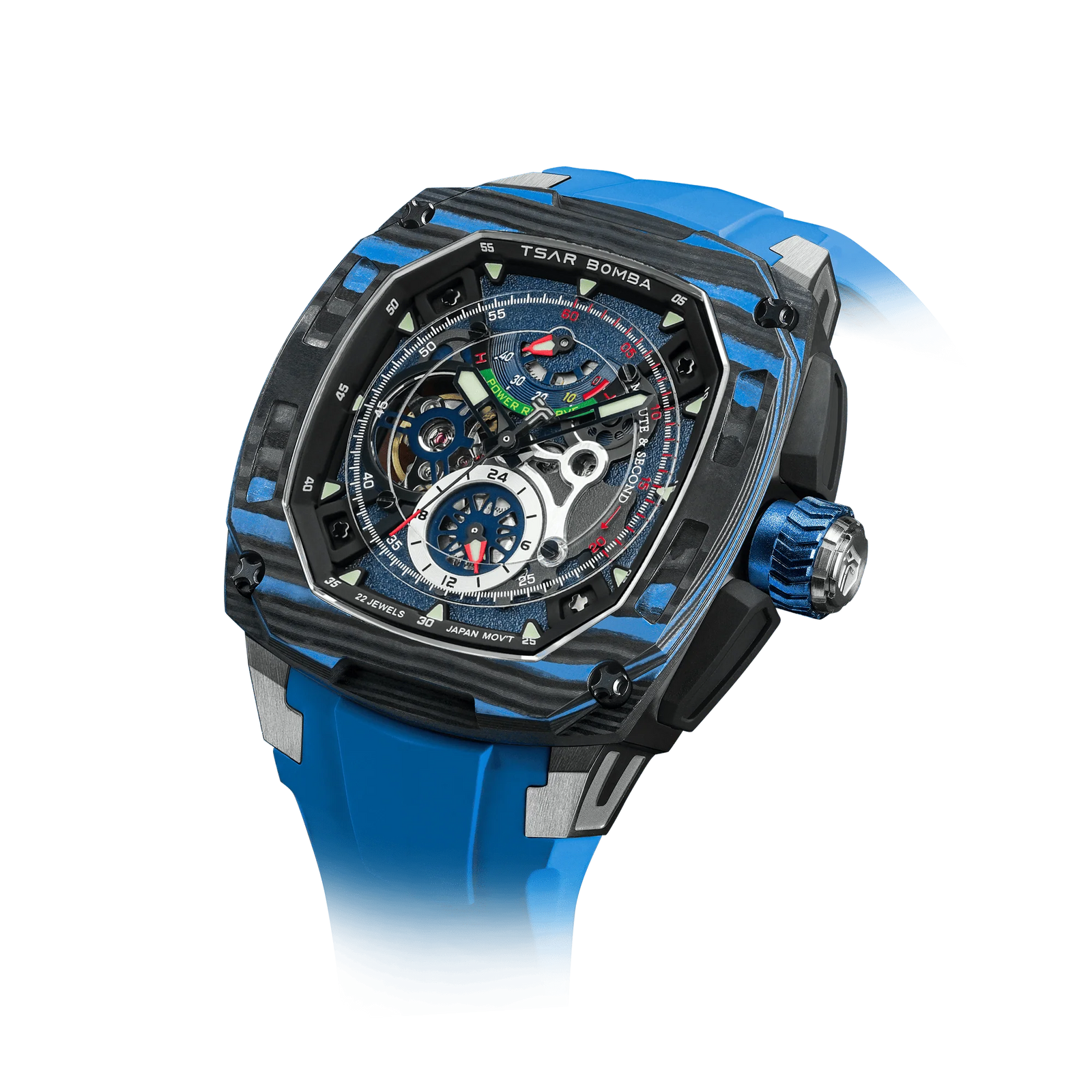 Dark Matter-Interchangeable Automatic Watch TB8602 Blue Set