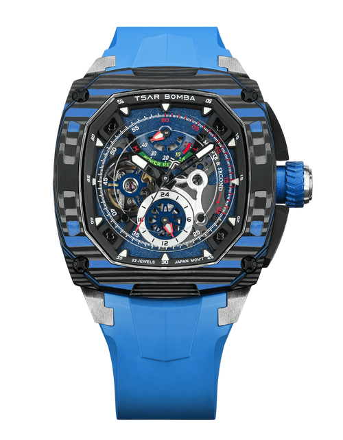 تحميل الصورة إلى عارض المعرض، Dark Matter-Interchangeable Automatic Watch TB8602 Blue Set
