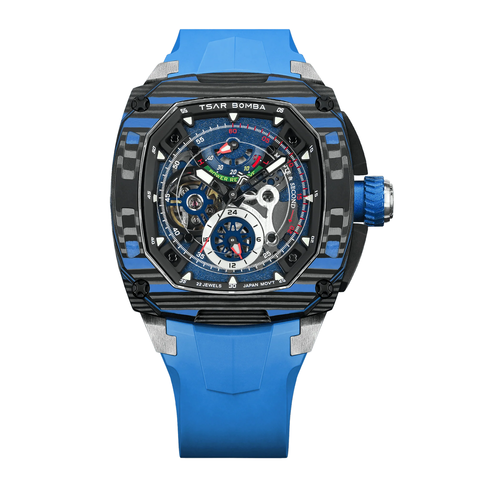 Dark Matter-Interchangeable Automatic Watch TB8602 Blue Set