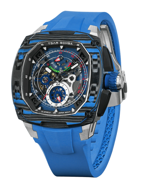 تحميل الصورة إلى عارض المعرض، Dark Matter-Interchangeable Automatic Watch TB8602 Blue Set
