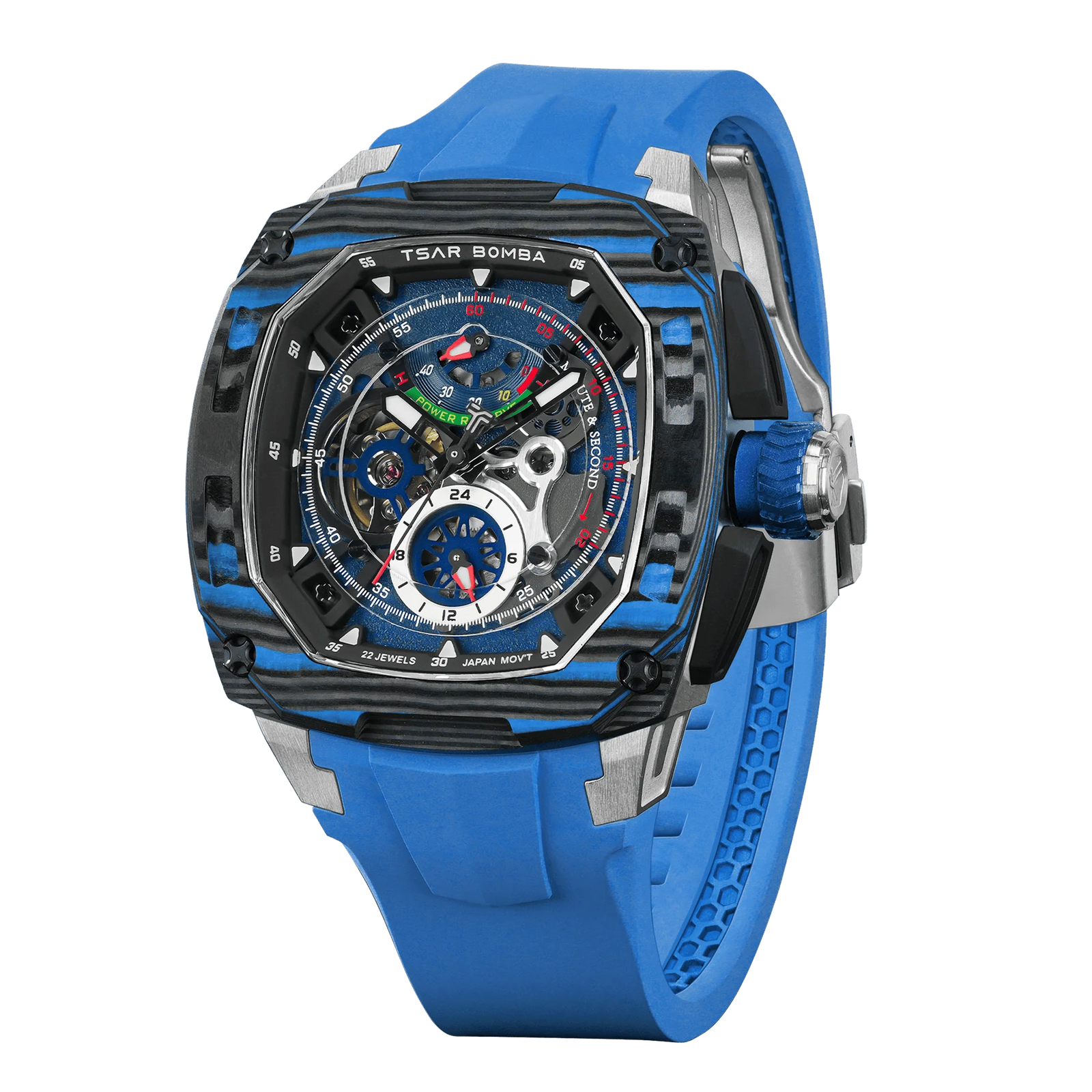 Dark Matter-Interchangeable Automatic Watch TB8602 Blue Set