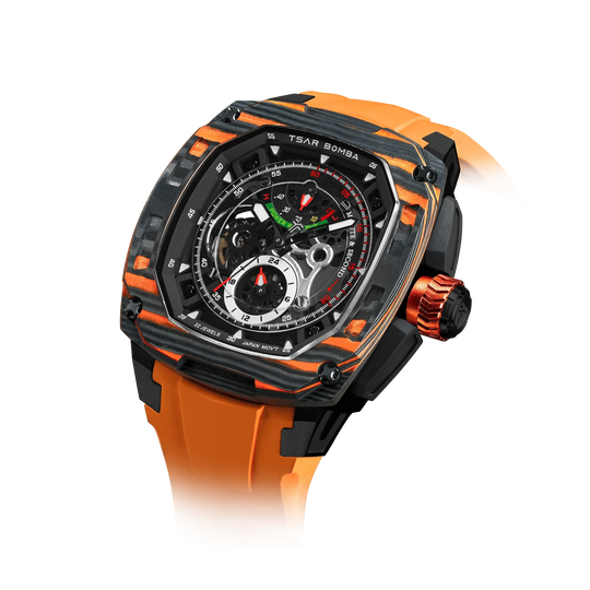 Dark Matter-Interchangeable Automatic Watch TB8602 Orange Set
