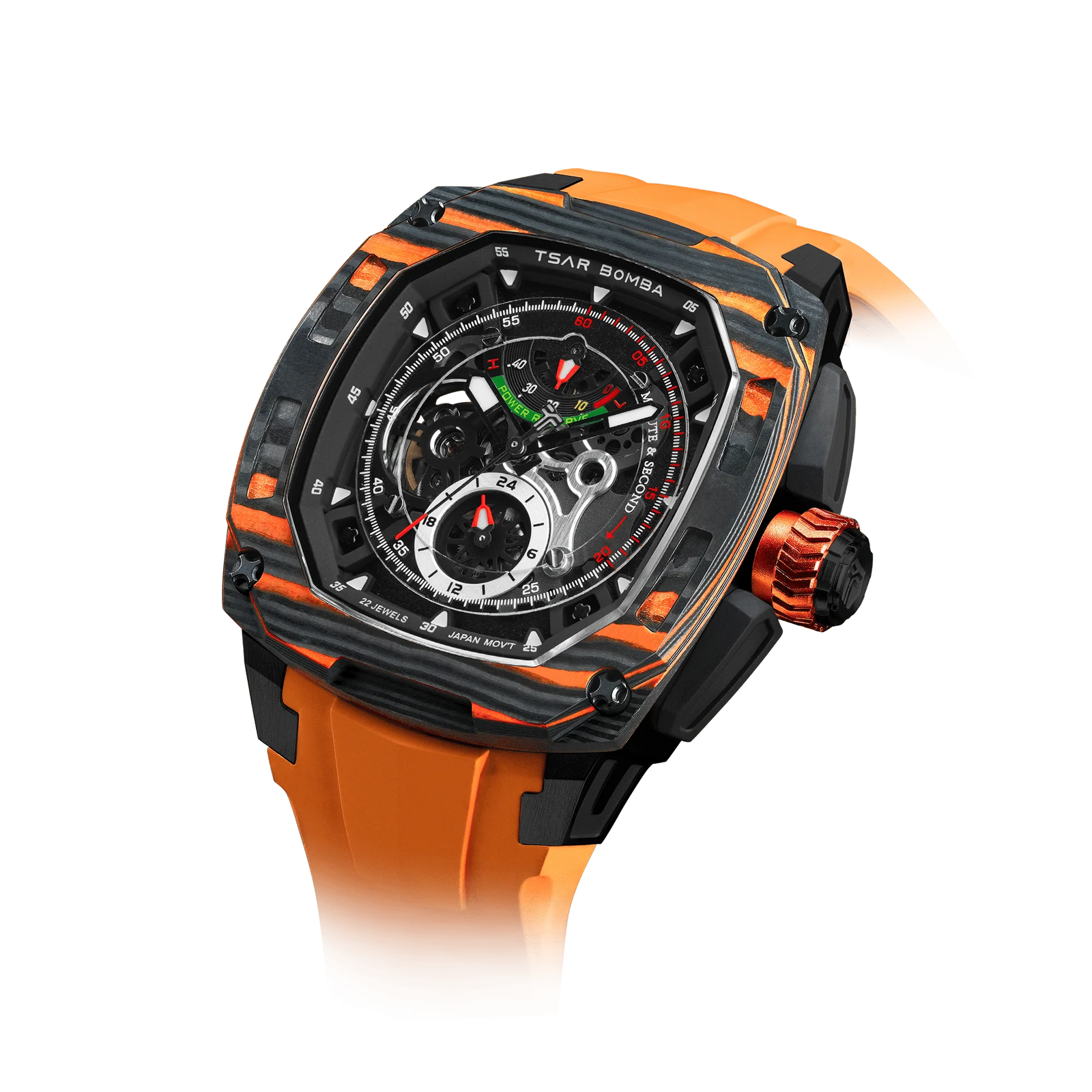 Dark Matter-Interchangeable Automatic Watch TB8602 Orange Set