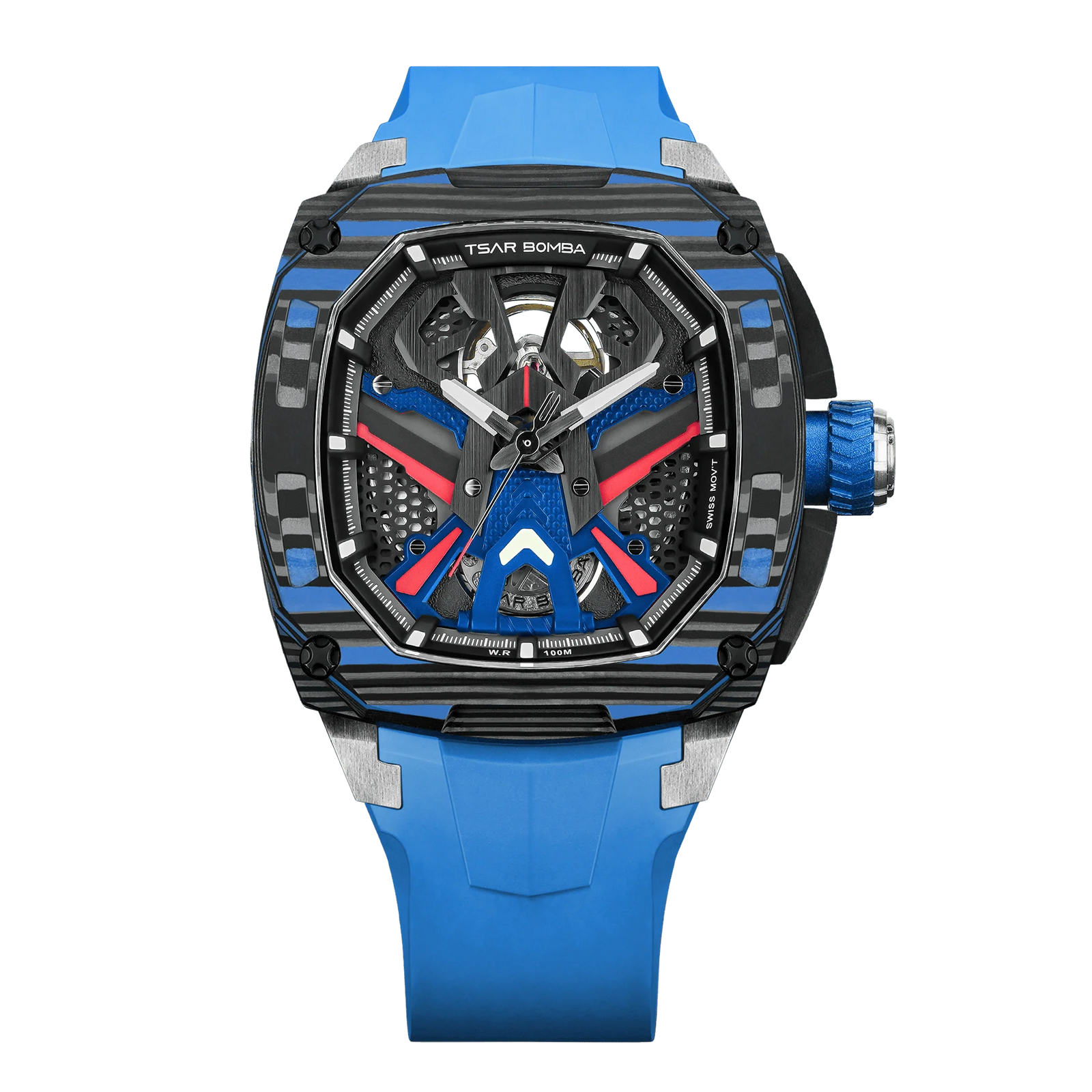 Dark Matter-Interchangeable Automatic Watch TB8603 Blue Set