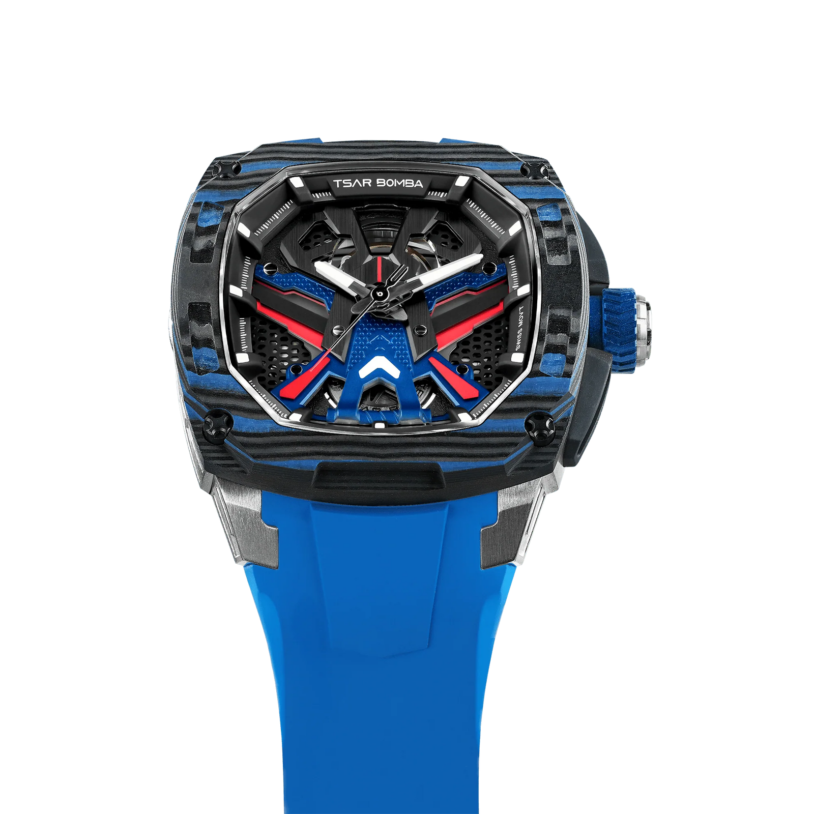 Dark Matter-Interchangeable Automatic Watch TB8603 Blue Set