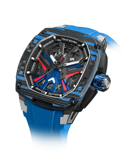 تحميل الصورة إلى عارض المعرض، Dark Matter-Interchangeable Automatic Watch TB8603 Blue Set
