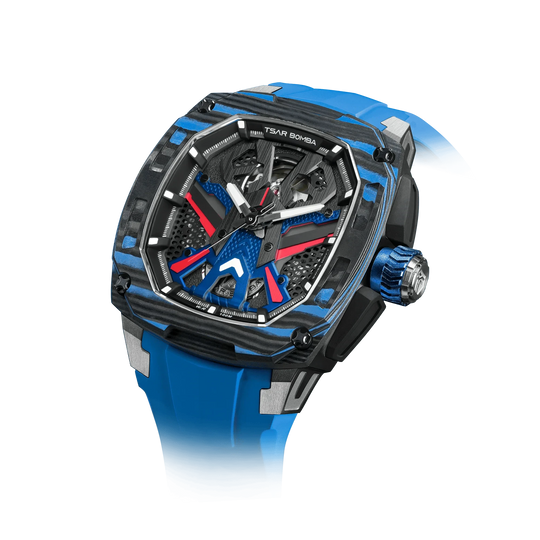 Dark Matter-Interchangeable Automatic Watch TB8603 Blue Set