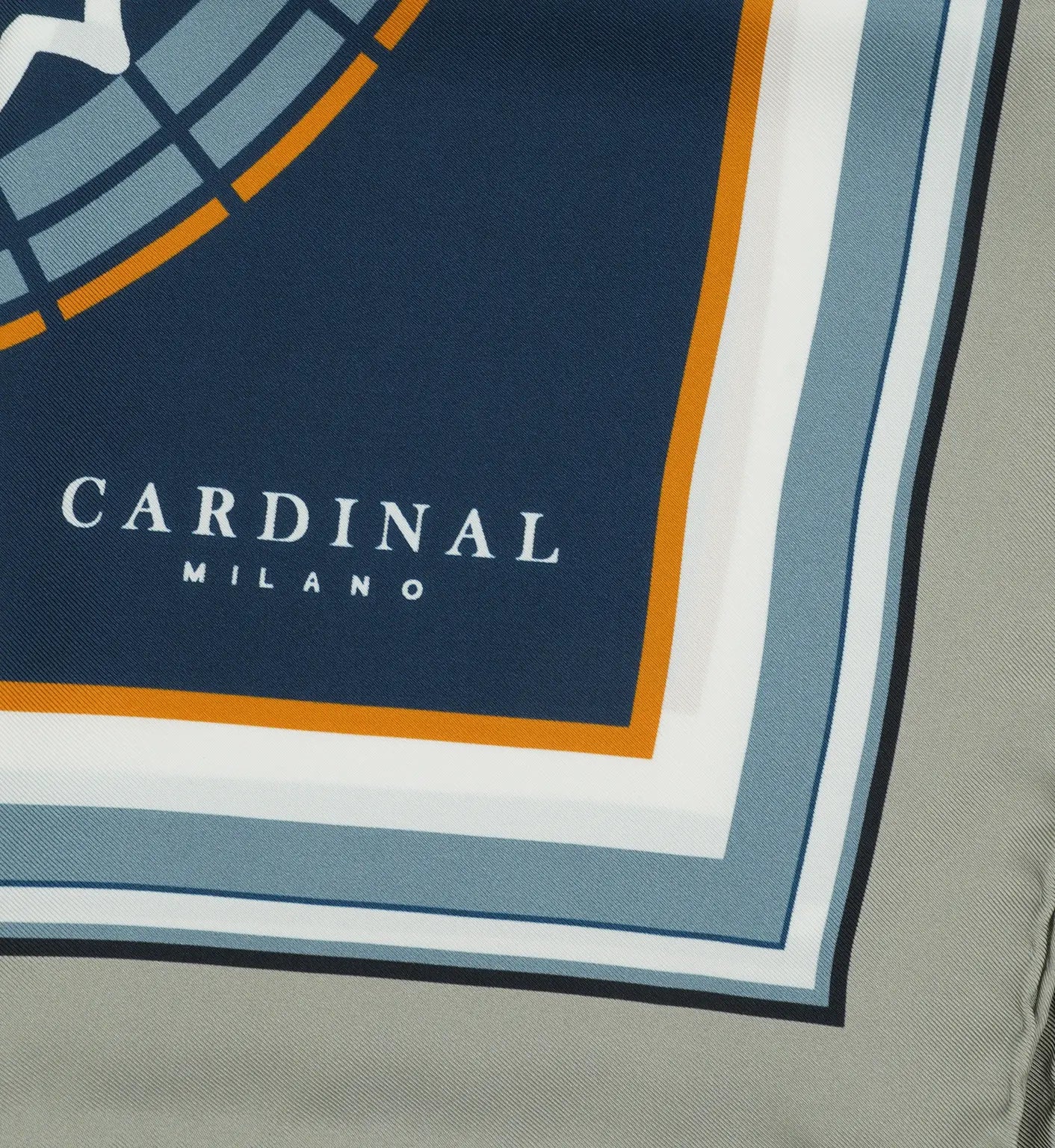 The Flowers Cardinal Blue Silk Foulard