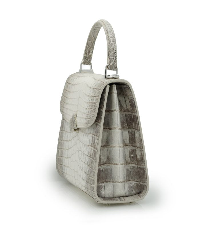 Tiffany 21 Himalaya crocodile leather handbag