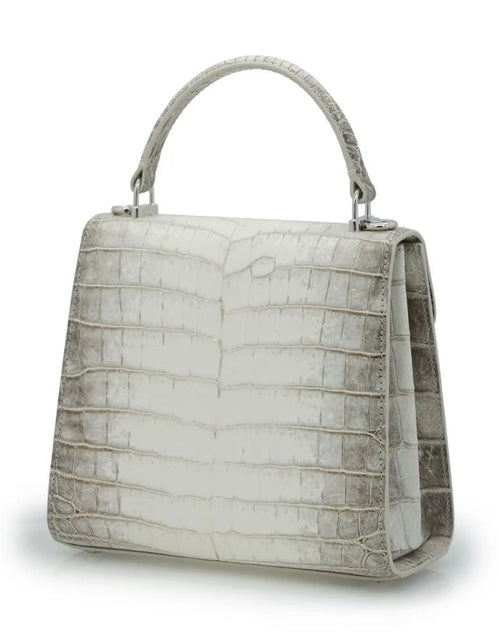 Load image into Gallery viewer, Tiffany 21 Himalaya crocodile leather handbag
