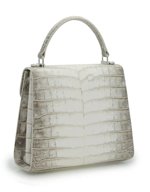 Load image into Gallery viewer, Tiffany 21 Himalaya crocodile leather handbag
