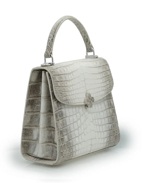 Load image into Gallery viewer, Tiffany 21 Himalaya crocodile leather handbag
