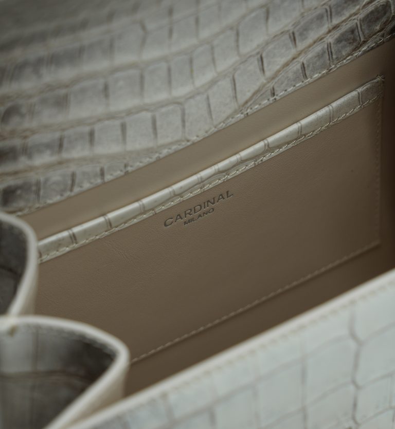 Tiffany 21 Himalaya crocodile leather handbag
