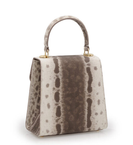 Tiffany Brown Karung leather handbag