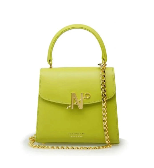 Tiffany mini light green smooth leather bag