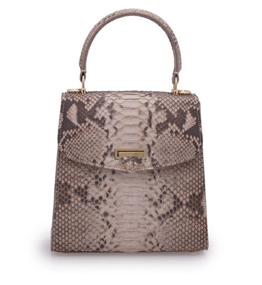 Tiffany Python leather handbag